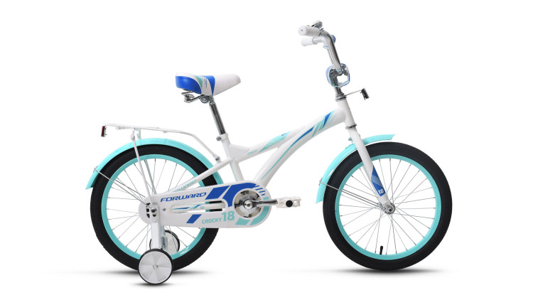 велосипед FORWARD CROCKY 18 (18'' 1 cк) белый 2018