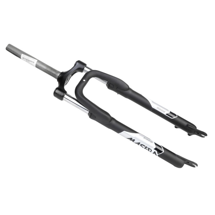Вилка 26" 1-1/8" CH-386A-D60-Disc ZOOM аморт. безрезьб. диск.торм., алюм/сталь мат. черная., шток 23