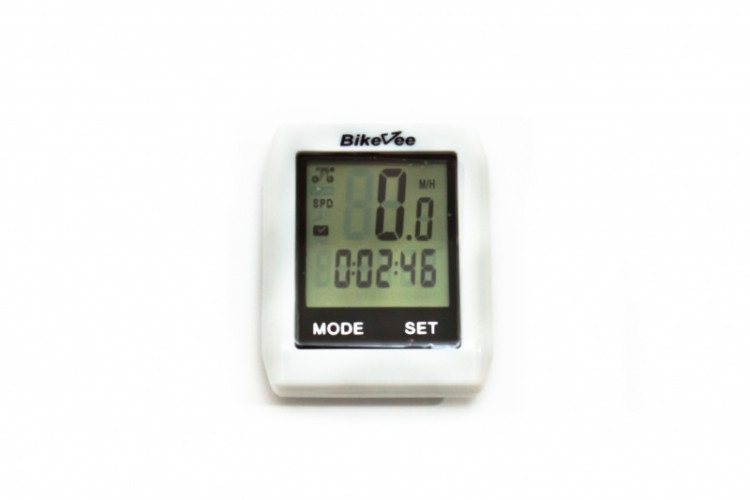 Велокомпьютер беспроводной BKV- 6000,13 функц,Touch screen, 2pcsCR2032, BikeVee,белый, 4627101350696