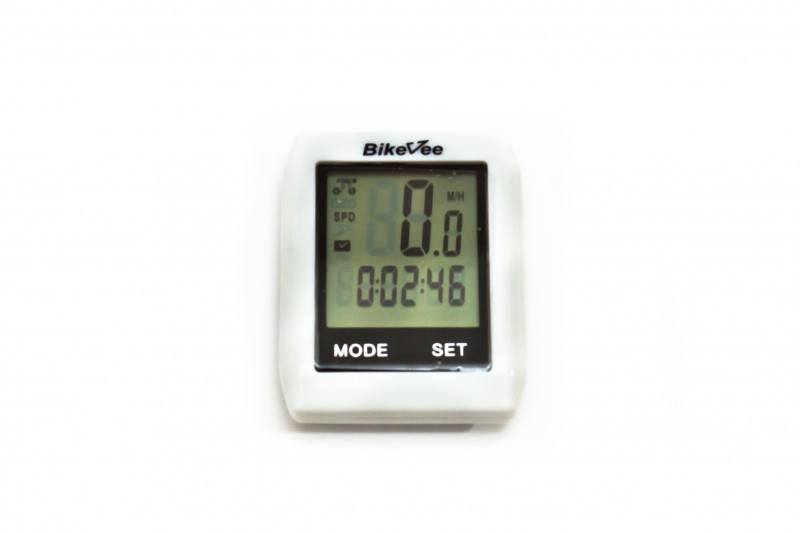 Велокомпьютер беспроводной BKV- 6000,13 функц,Touch screen, 2pcsCR2032, BikeVee,белый, 4627101350696