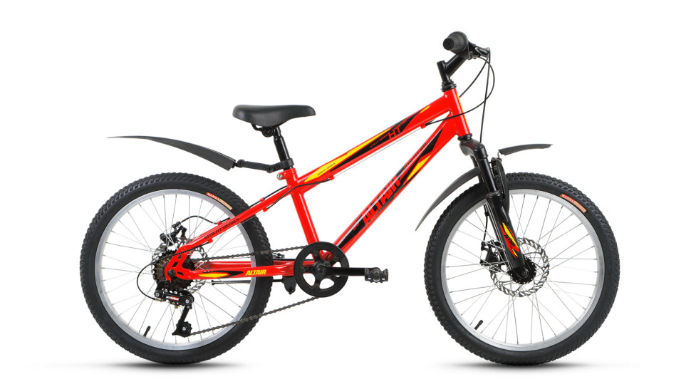 велосипед ALTAIR MTB HT 20 disc (20" 6ск) красный 2017