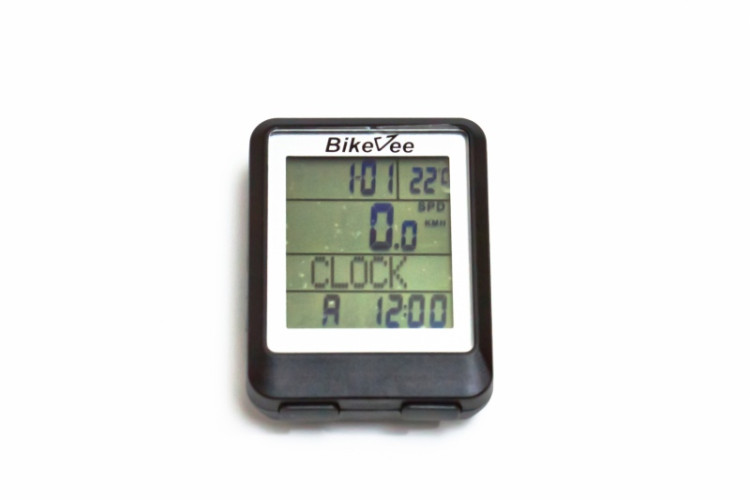 Велокомпьютер беспроводной BKV-9100, 20 функций, 2pcsCR2032, BikeVee черный, штрихкод 4627101350641