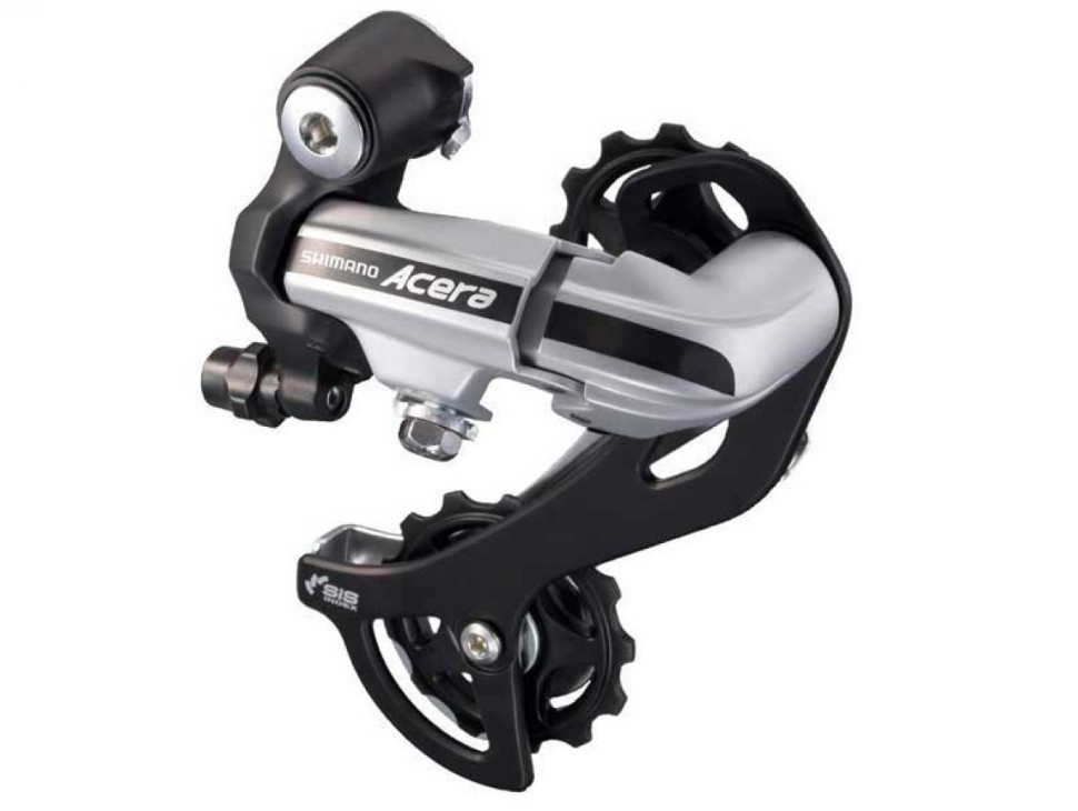 Переключатель задний, RD-M360-L, ACERA, 8 ск., 11 - 34, SGS, подвод - прямой, SHIMANO