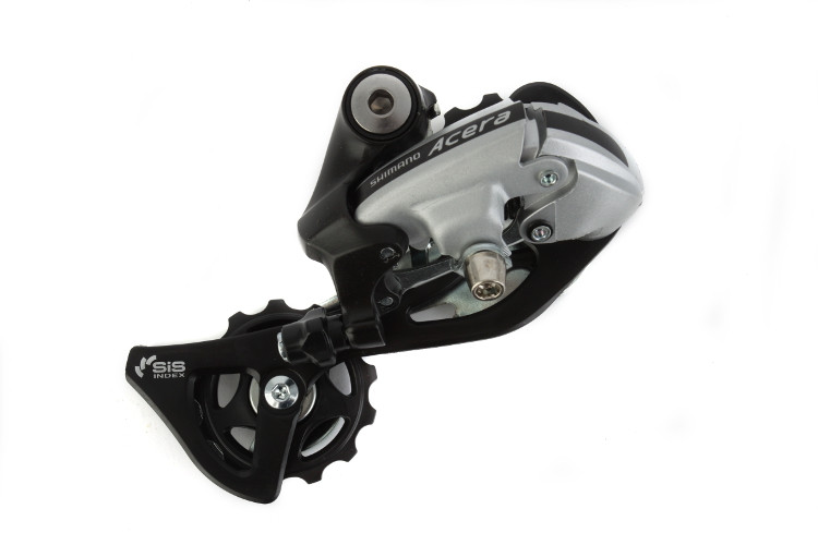 Переключатель задний, RD-M360-S, ACERA, 8 ск., 11 - 34, GS, подвод - прямой, SHIMANO