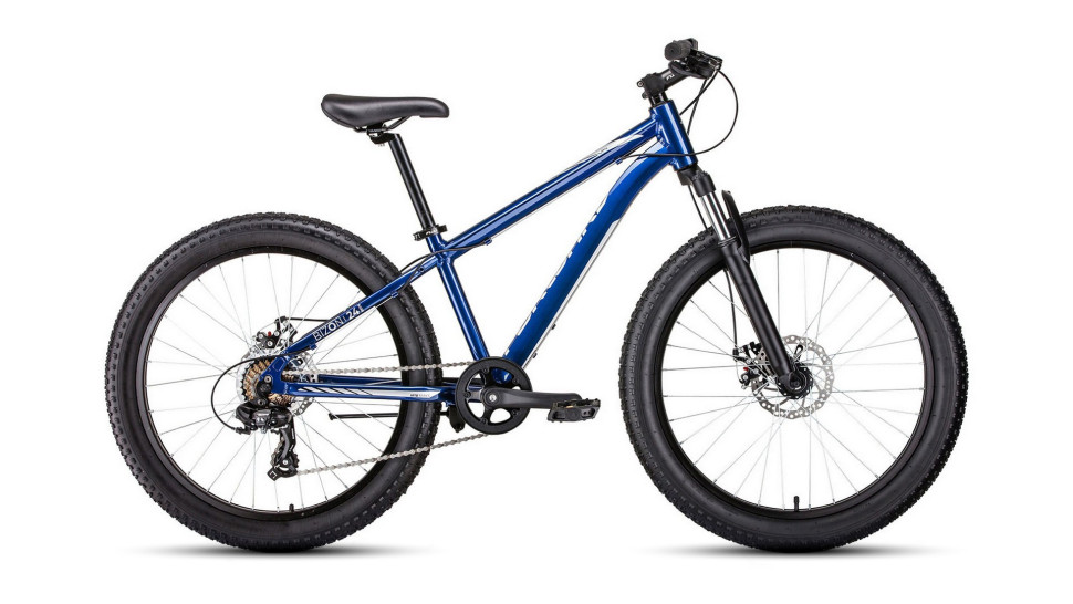 велосипед FORWARD BIZON MINI 24 (24" 7 ск. рост 13) 2019-2020, синий