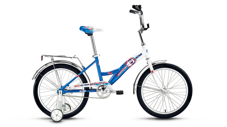 велосипед ALTAIR City boy 20 (20'' 1ск.) белый / синий