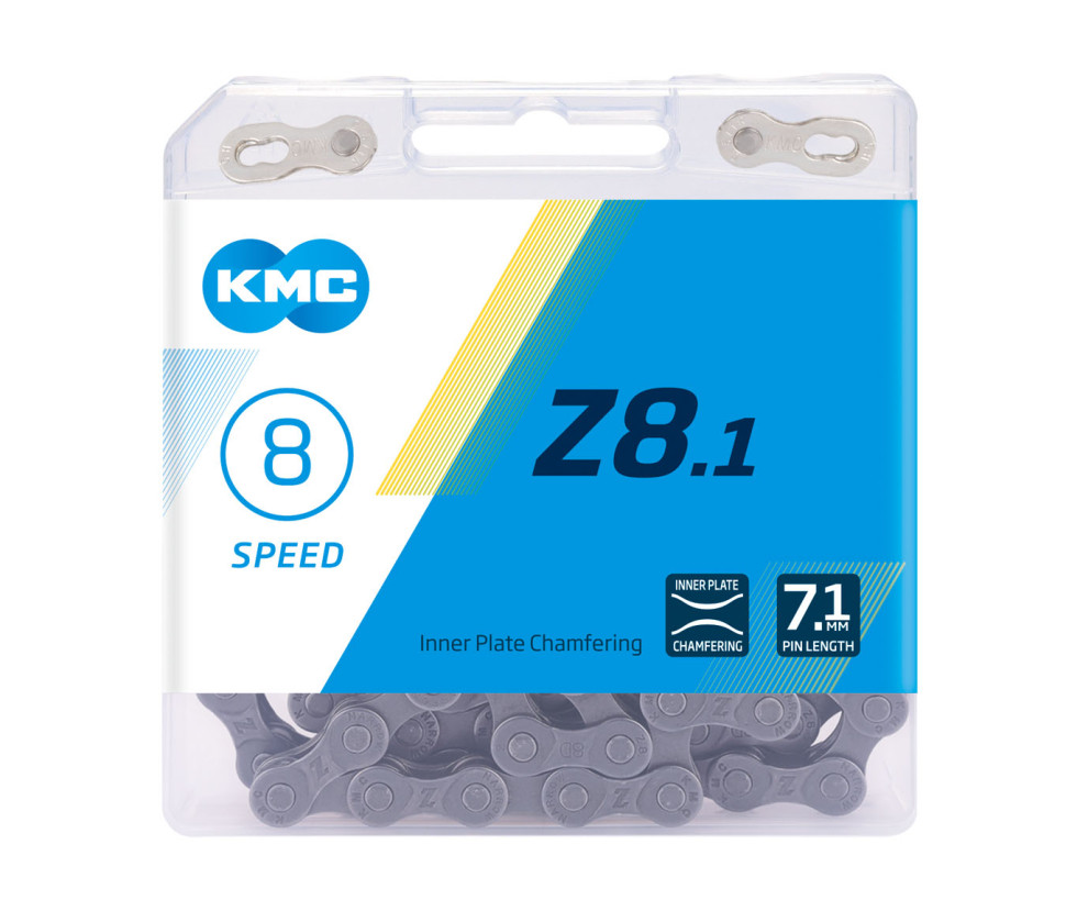 Цепь, z8.1, 3/32" (2,38 мм), 106 зв., KMC