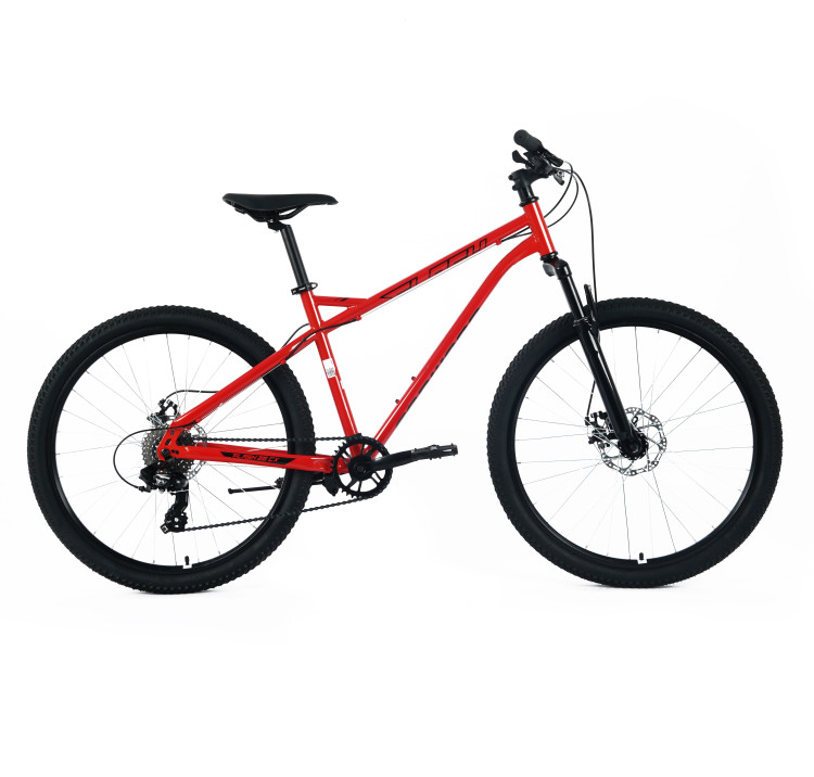 Велосипед FORWARD FLASH CX 26 (8ск., 17") 2025, красный/черный