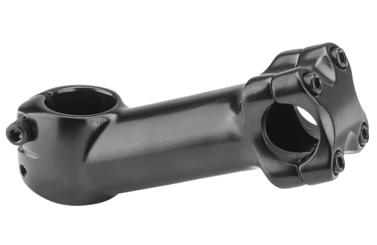 Вынос руля DTS-46 для безрезьб. рул. колонки 1-1/8" х 105мм х 25,4мм, алюм. чёрн. алюм/чёрн.