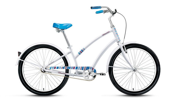 велосипед FORWARD SURF LADY 1.0 алюм. (26" 1ск) белый