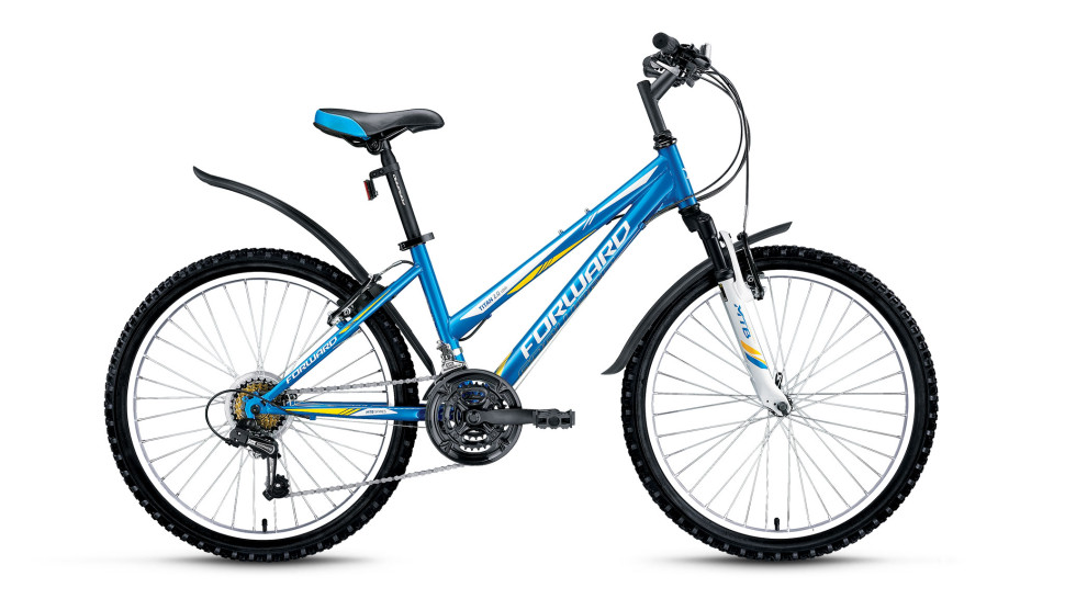 велосипед FORWARD TITAN 2.0 low (24" 18ск) зеленый