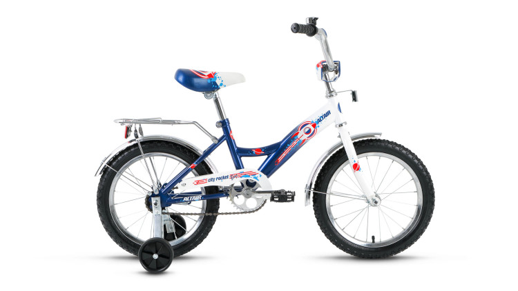 велосипед ALTAIR City boy 16 (16'' 1ск) белый / синий 2017