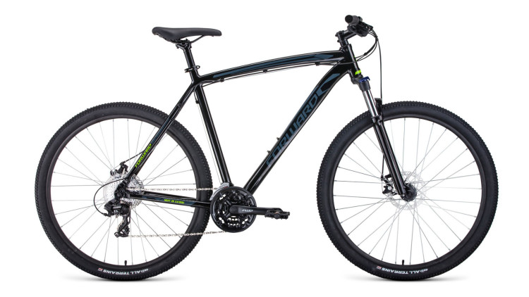 велосипед FORWARD NEXT 29 2.0 disc (29" 24 ск. рост 21") 2019-2020, черный