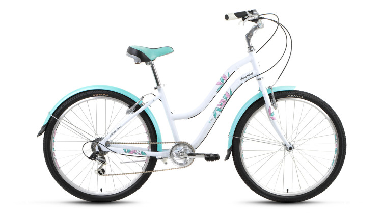 велосипед FORWARD EVIA AIR 26 1.0 алюм. (26" 7ск) белый матовый