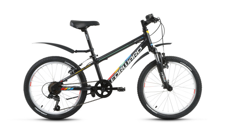 велосипед FORWARD UNIT PRO 2.0 алюм. (20'' 6ск) черный матовый 2018