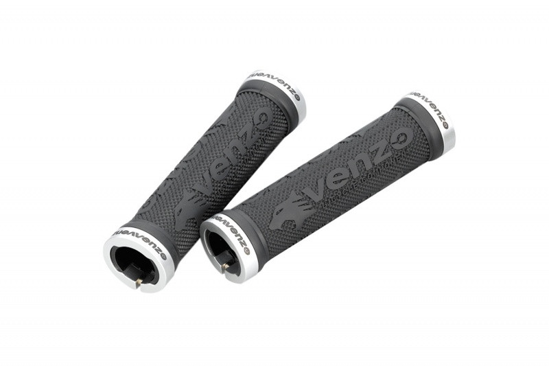 Ручки руля VENZO, VZ-E05-001, серебро кламп