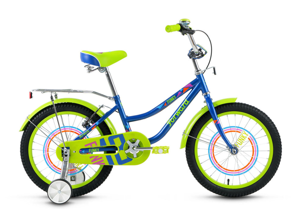 велосипед FORWARD FUNKY 18 Boy (18'' 1 cк) синий 2016-2017