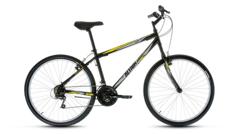 велосипед ALTAIR MTB HT 26 1.0 (26" 18ск рост 17'') черный 2017