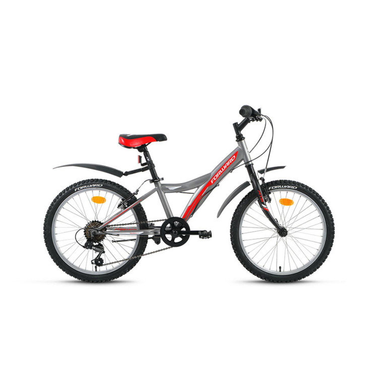 велосипед FORWARD DAKOTA 20 1.0 (20" 6ск) серый матовый 2018
