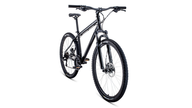 Велосипед FORWARD SPORTING 27,5 3.0 disc (27,5" 21 ск. рост 19") 2020-2021, черный