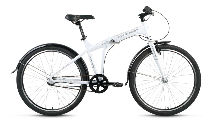 велосипед FORWARD TRACER 3.0 скл. алюм. (26'' 3ск. рост 19") белый 2018