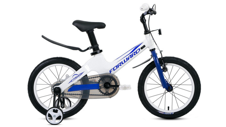 Велосипед FORWARD COSMO 16 (16" 1 ск.) 2020-2021, белый