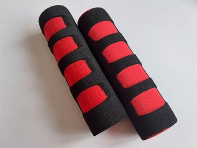 Рукоятки руля, SR-59, 22,2 мм, 125 мм, SAIGUAN, цвет рукоятки - черный