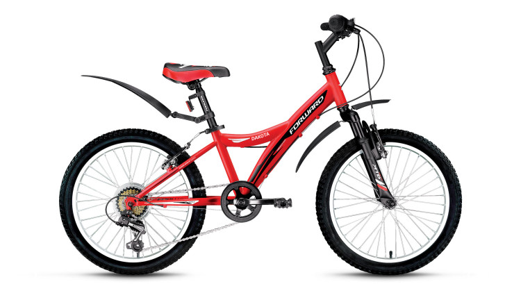 велосипед FORWARD DAKOTA 20 2.0 (20" 6ск) красный матовый 2018