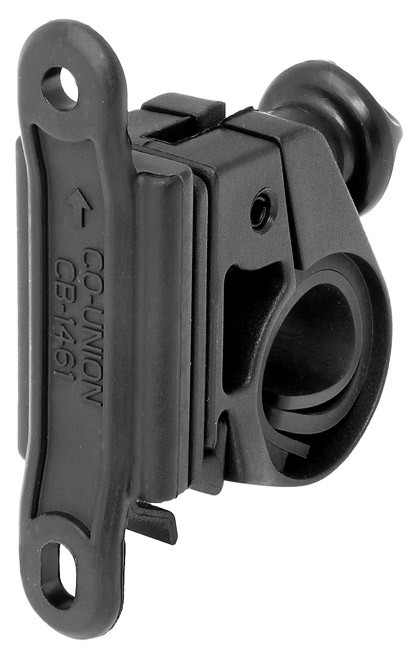 Кронштейн CB-1461B для крепления флягодержателя на руль, пластиковый черный