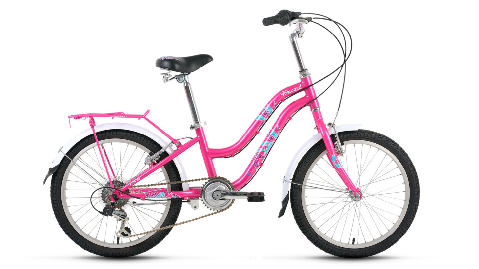 велосипед FORWARD EVIA 20  (20" 7ск) розовый