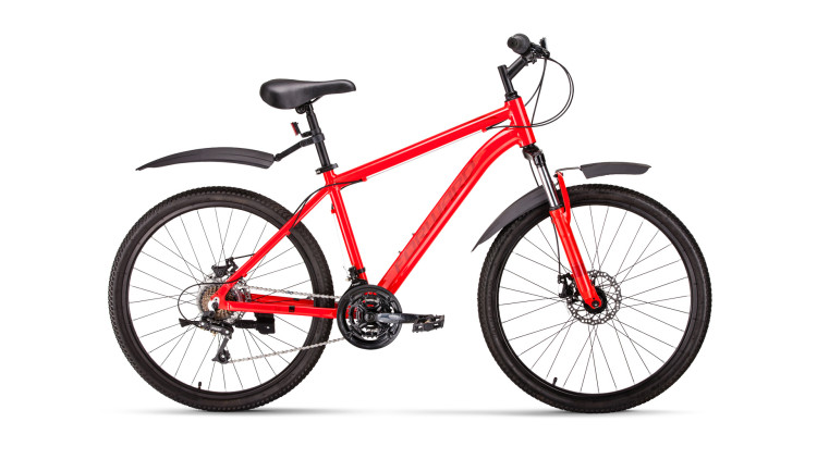 велосипед FORWARD HARDI 26 2.0 disc (26" 21ск рост 17'') красный 2019