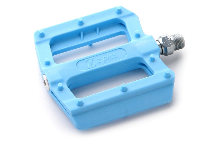 Педали Z-1308, MTB\XC\FR основа: нейлон синий, ось: CR-MO, 100x106x18,5mm, 155g, 9/16", Z plus