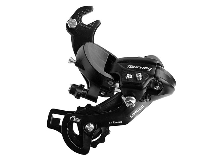 Переключатель задний, RD-TY300, TOURNEY, 6/7 ск., под ось, подвод - Обратный, SHIMANO