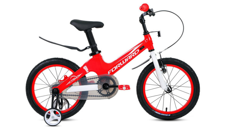 Велосипед FORWARD COSMO 16 (16" 1 ск.) 2020-2021, красный