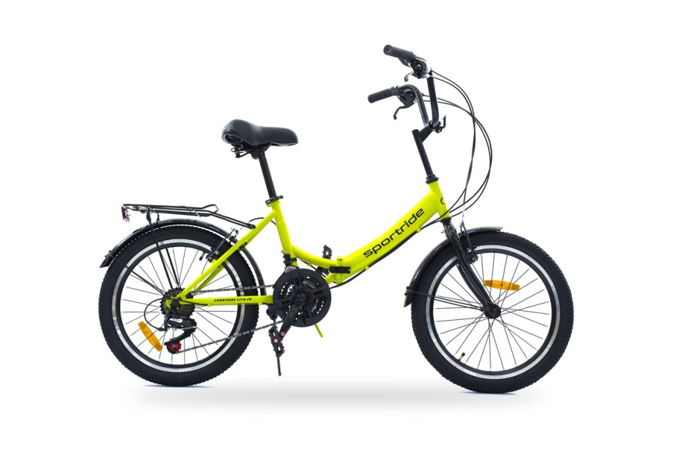 Велосипед SPORTRIDE CITY 20 (21 ск., рост OS) зеленый 2025