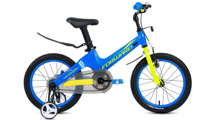 велосипед FORWARD COSMO 16 (16" 1 ск.) 2019-2020, синий УЦ QR