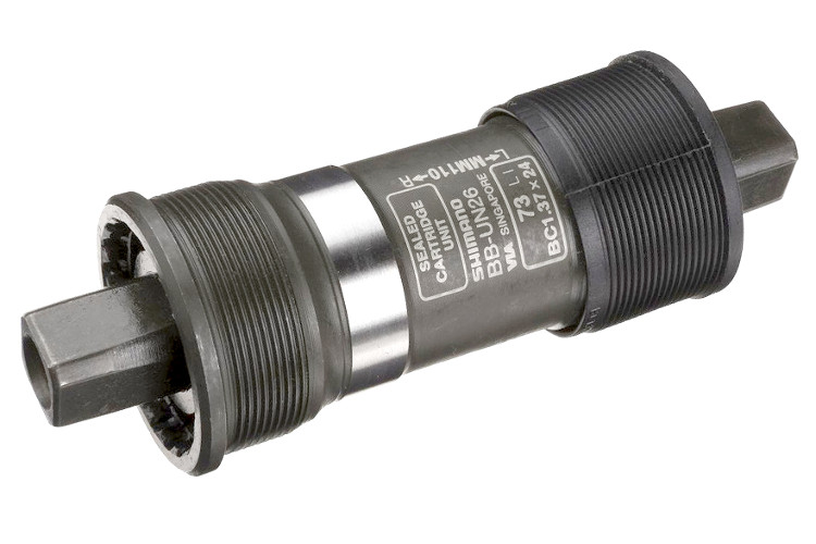 Каретка, BB-UN26, Картриджная, SQR, 73 мм, 110 мм, Shimano