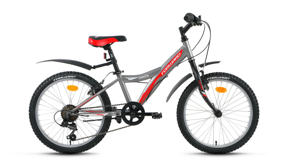 велосипед FORWARD DAKOTA 20 1.0 (20" 6ск) серый матовый