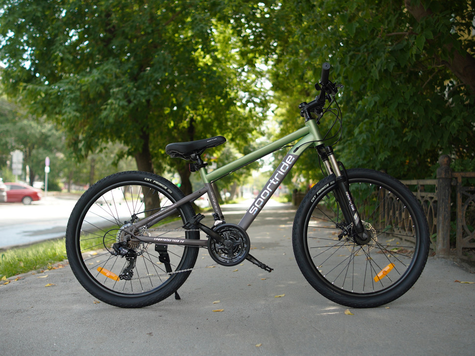 Велосипед SPORTRIDE TEEN 24 (21 ск., рост OS) серый 2025