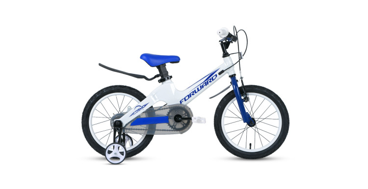 велосипед FORWARD COSMO 16 2.0 (16" 1 ск.) 2019-2020, белый
