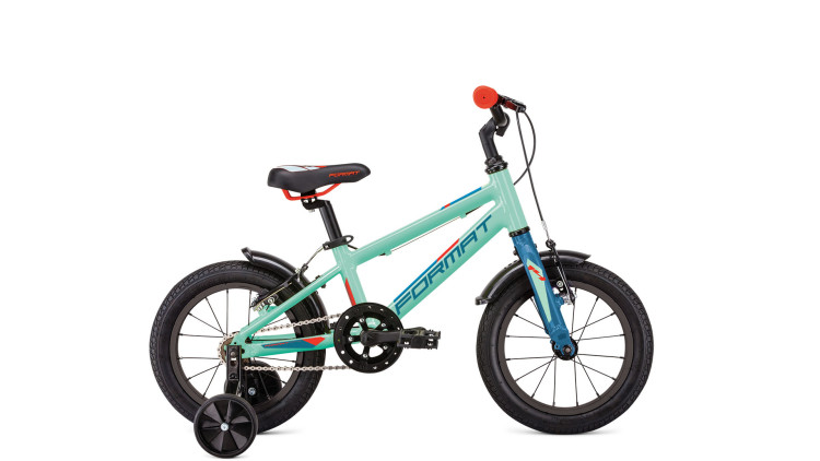 Велосипед FORMAT Kids 14 (14" 1 ск. рост OS) 2020-2021, морская волна матовый