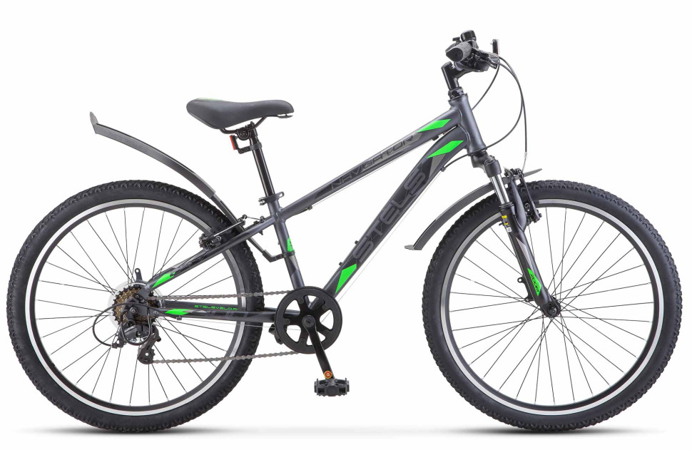 Велосипед STELS Navigator-400 V (рост 12" Серый/Зеленый), F020 QR