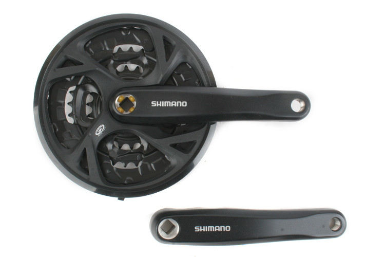 Шатуны, комплект, с вед. звездой и осью, FC-M371-L, 175 мм, 44х32х22T, Shimano