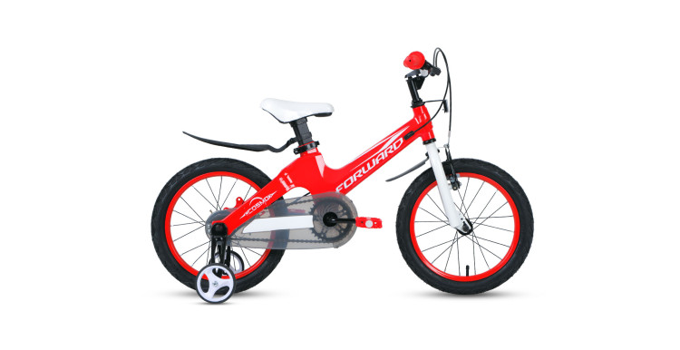 велосипед FORWARD COSMO 16 2.0 (16" 1 ск.) 2019-2020, красный