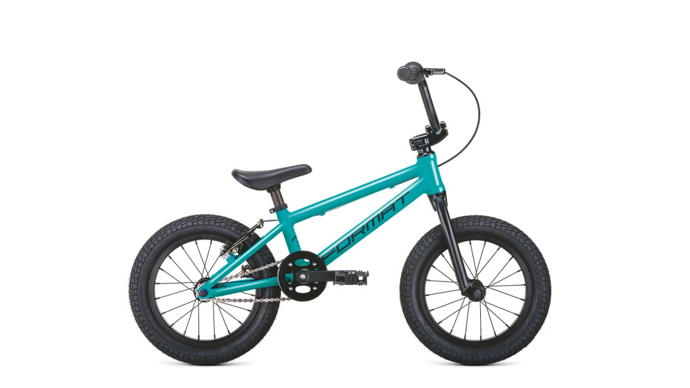 Велосипед FORMAT Kids 14 bmx (14" 1 ск. рост OS) 2020-2021, зеленый