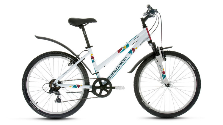 велосипед FORWARD SEIDO 24 1.0 алюм. (24" 6ск) белый