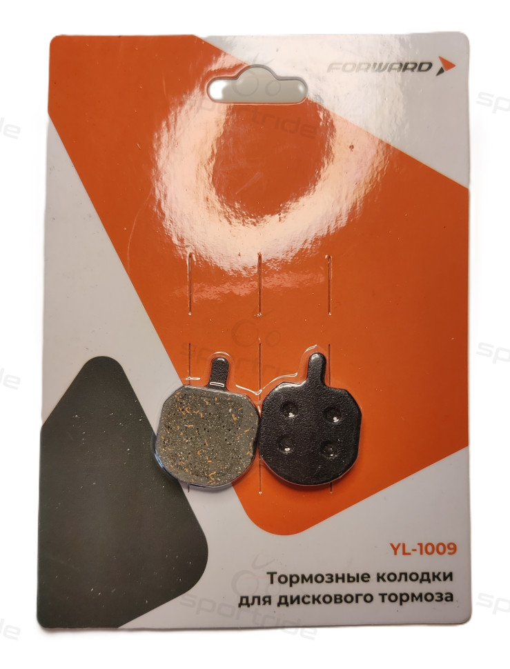 Тормозные колодки, YL-1009, для дискового тормоза, FORWARD
