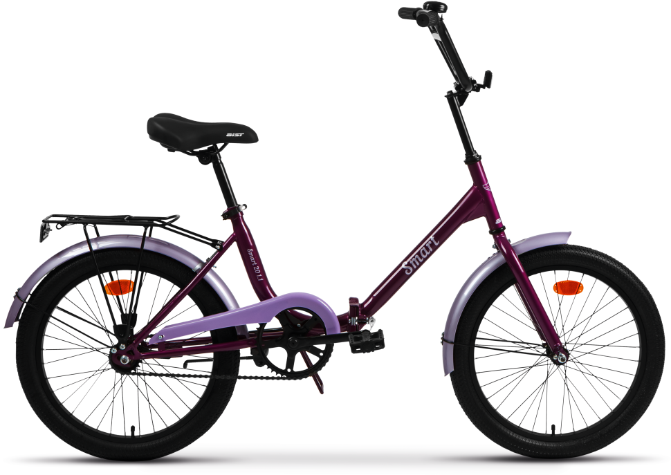Велосипед AIST Smart 20 2.1 20" фиолетовый 2024 4810310029976