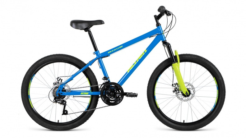 велосипед ALTAIR MTB HT 24 2.0 disc (24" 18 ск. рост 14") синий 2019
