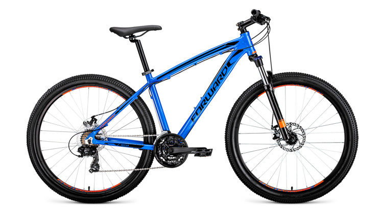 велосипед FORWARD NEXT 27,5 2.0 disc (27,5" 21 ск. рост 15") синий 2019